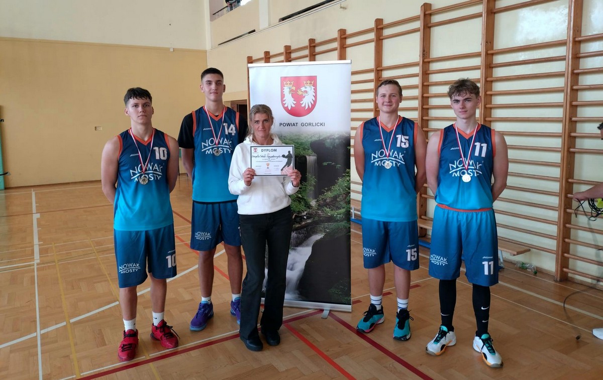 Powiatowa Licealiada w Koszykówce 3x3 chłopców